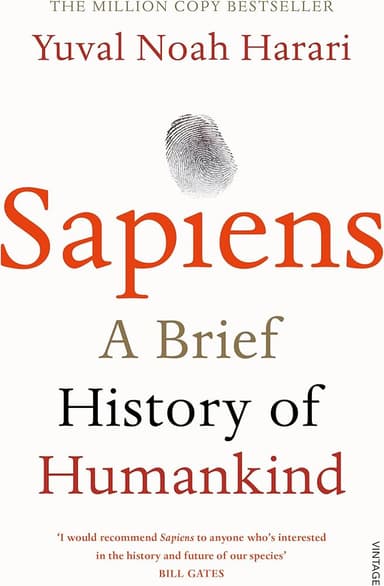 Sapiens: A Brief History of Humankind cover